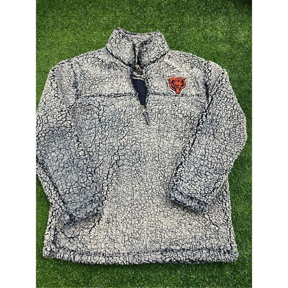 Chicago Bears Sherpa pullover 1/4 zip - Picture 1 of 5